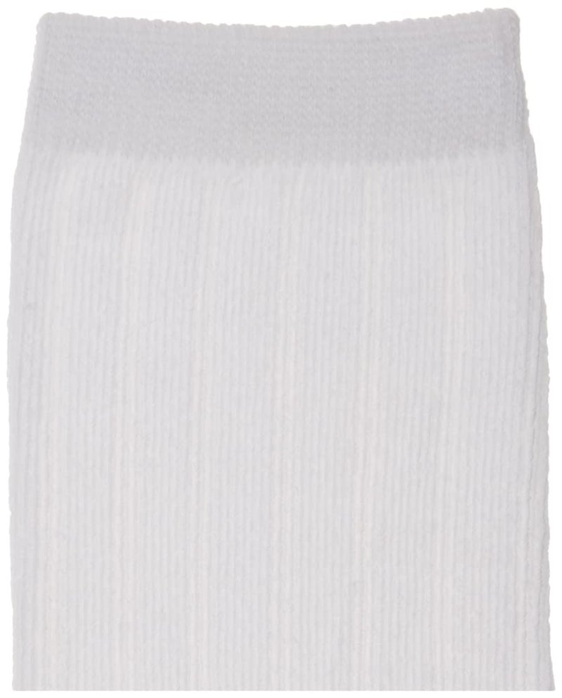 Jefferies Socks Big Boys' Rib Crew Socks 3 Pair Pack, White, Medium - Image 2
